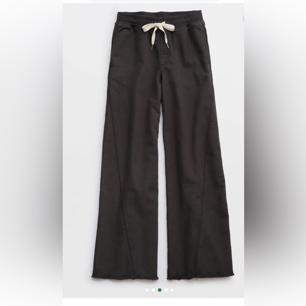 Aerie Black Wide Leg Pants